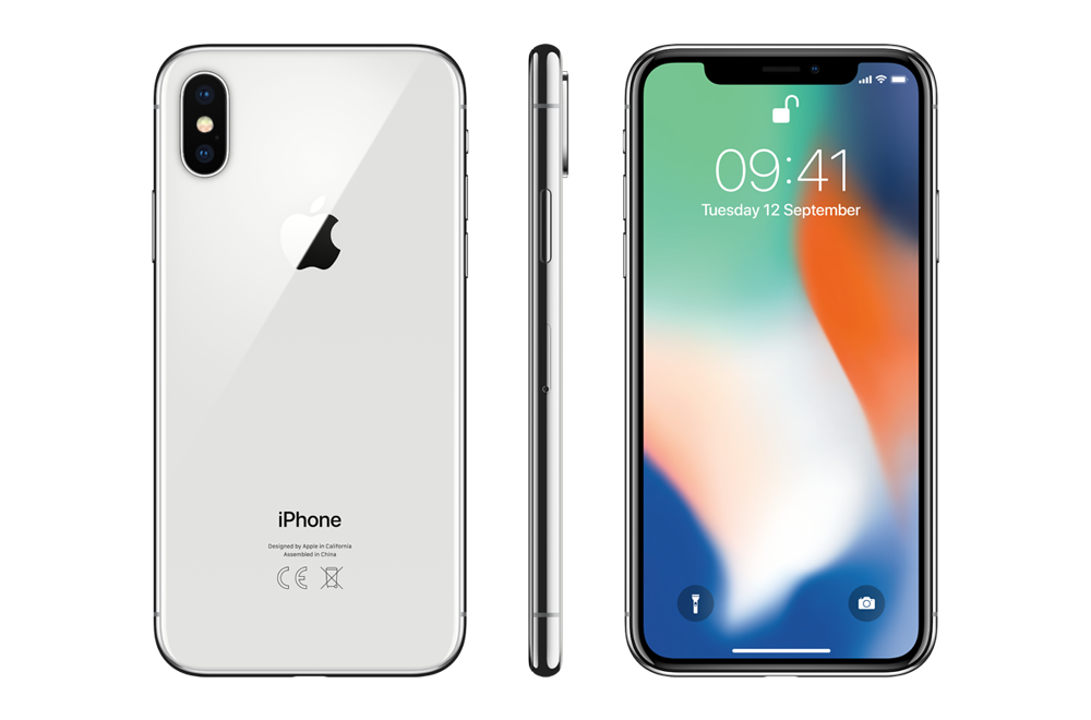 iPhone X zilver_1