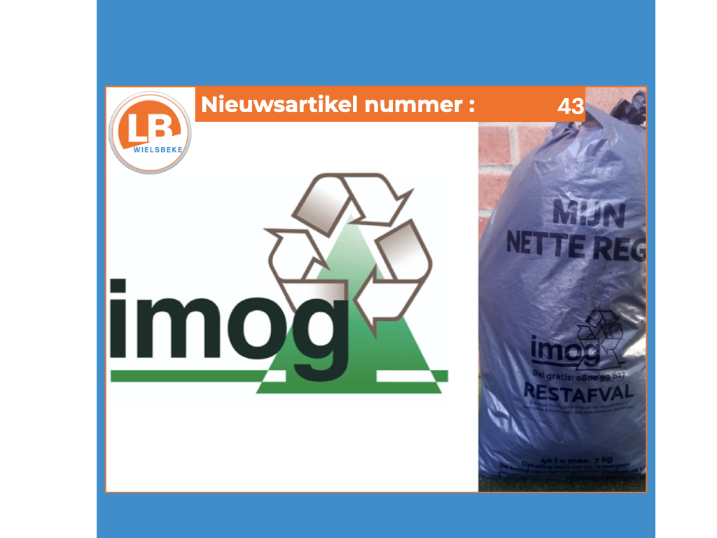 Restafvalzakken worden volgend jaar opnieuw wekelijks opgehaald tijdens zomerperiode Restafvalzakken worden volgend jaar opnieuw wekelijks opgehaald tijdens zomerperiode