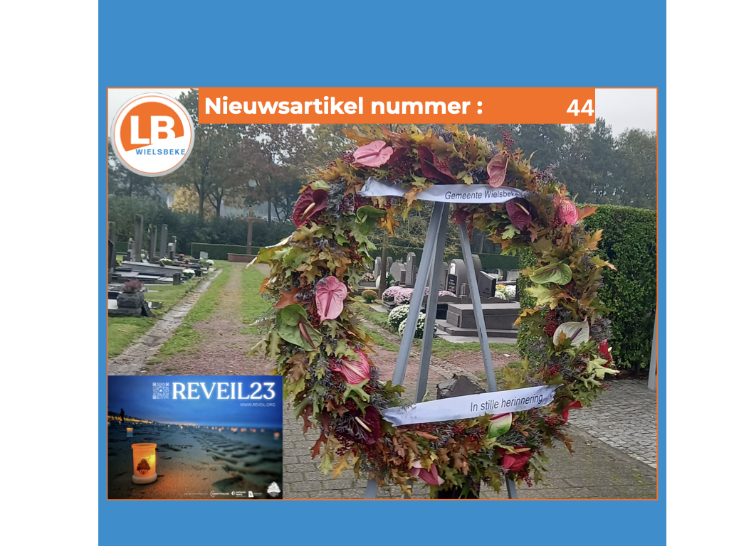 Ooigemse begraafplaats dit jaar decor voor Reveil Ooigemse begraafplaats dit jaar decor voor Reveil