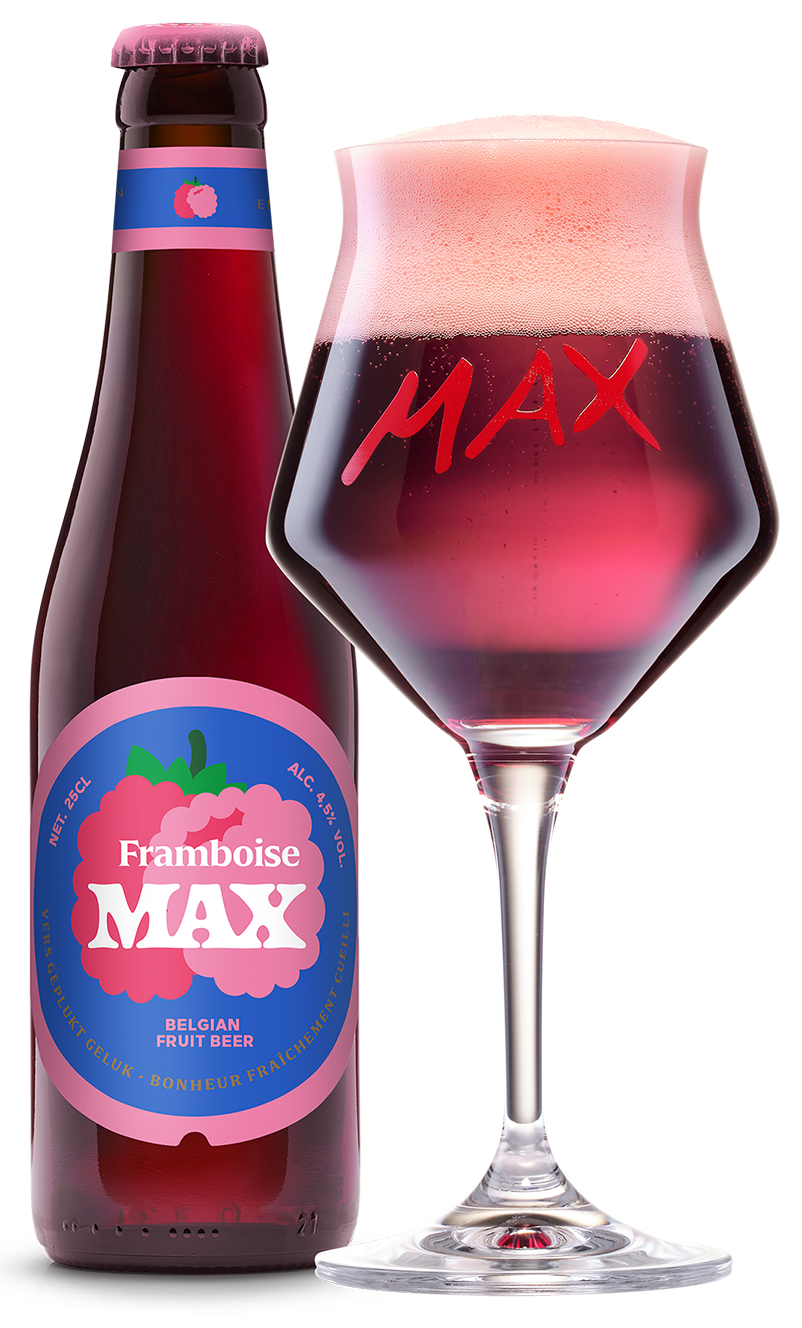 Framboise Max bottle + glass web 2025