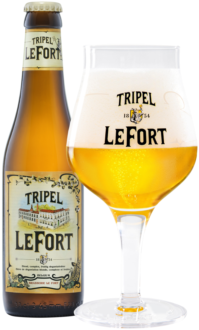 Tripel LeFort bottle + glass 2022 website