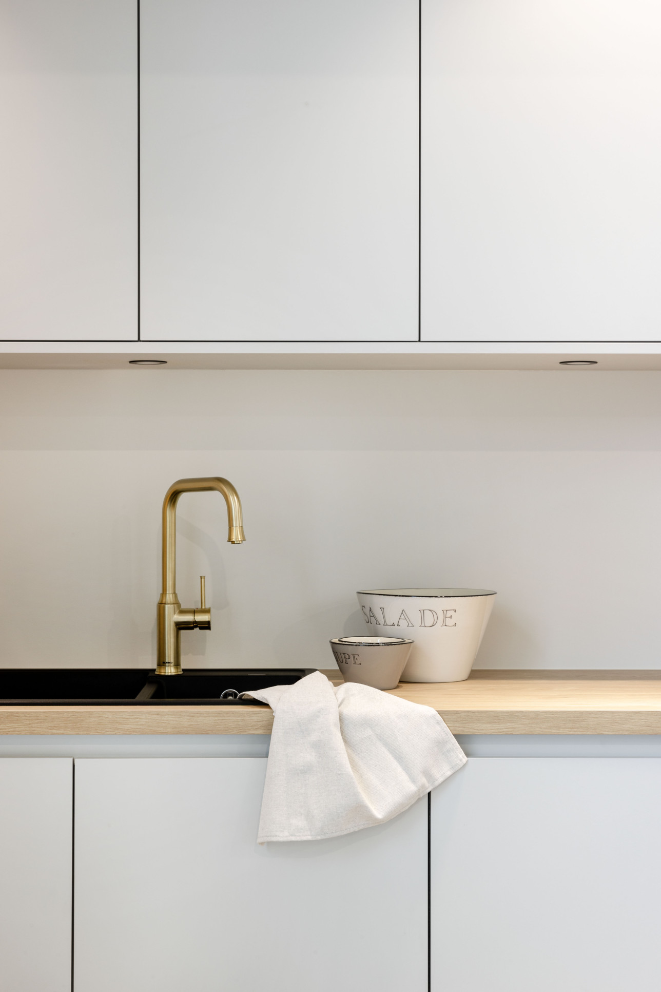 keuken witte fronten, quooker kraan