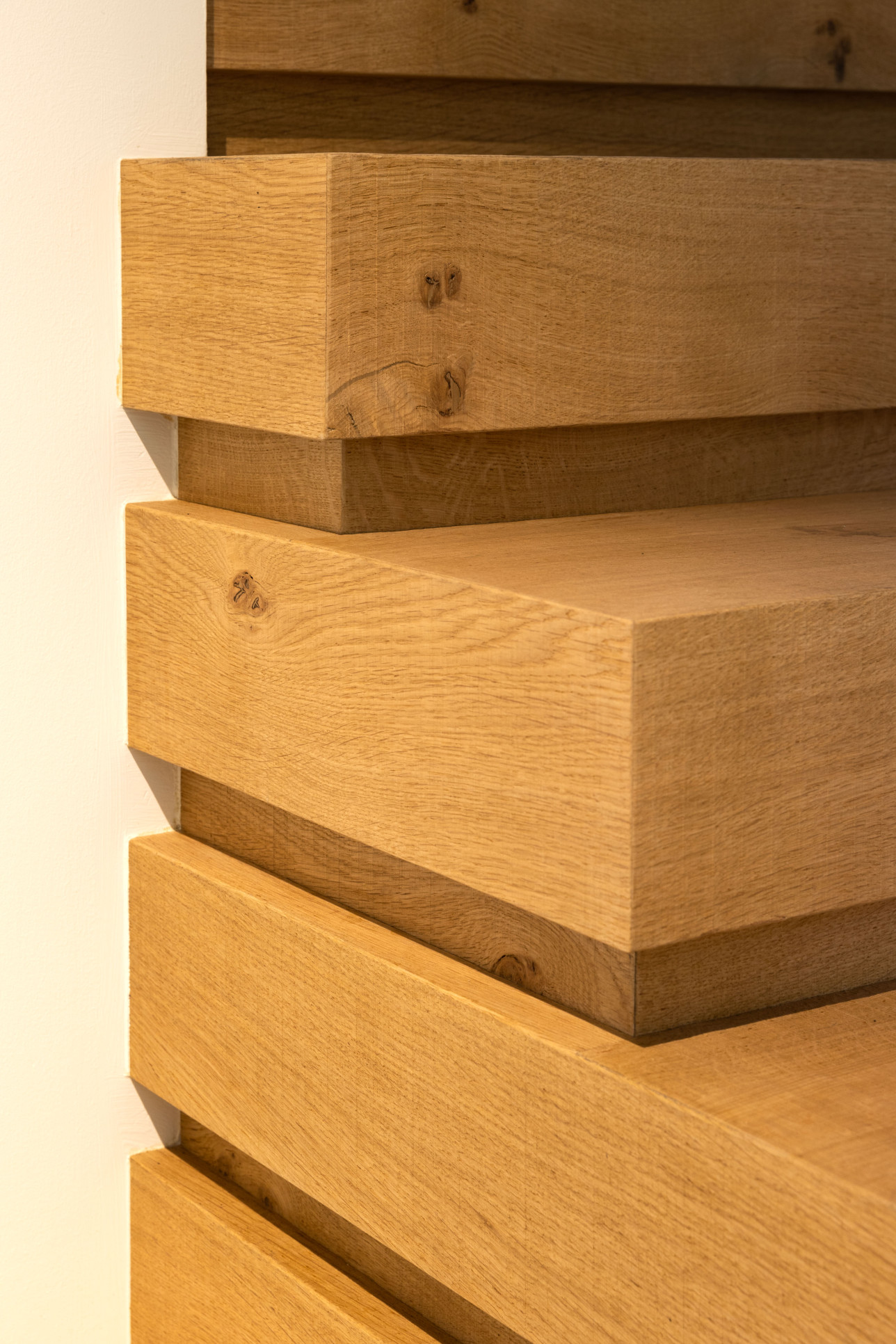 detail eiken trap natuur vernist