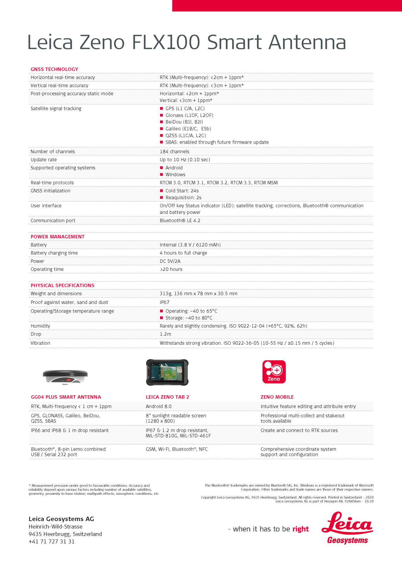 Leica_Zeno_FLX100_specs