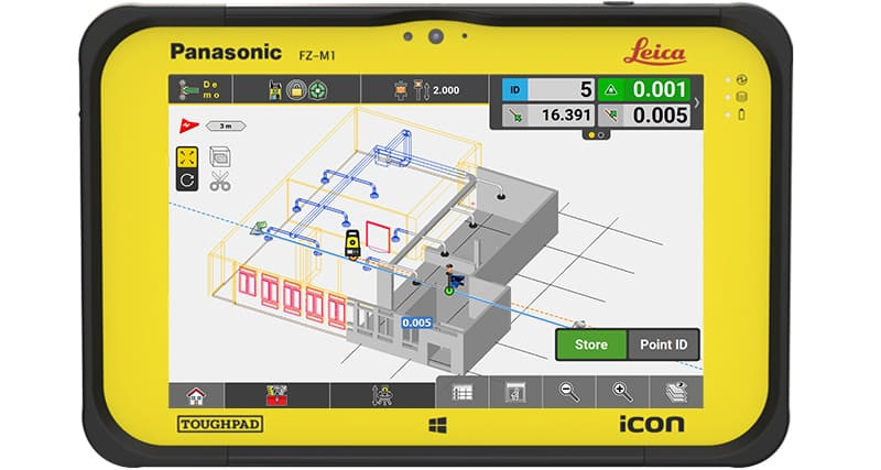 CAD_and_IFC_BIM_design_data_Leica_iCON_Build_software