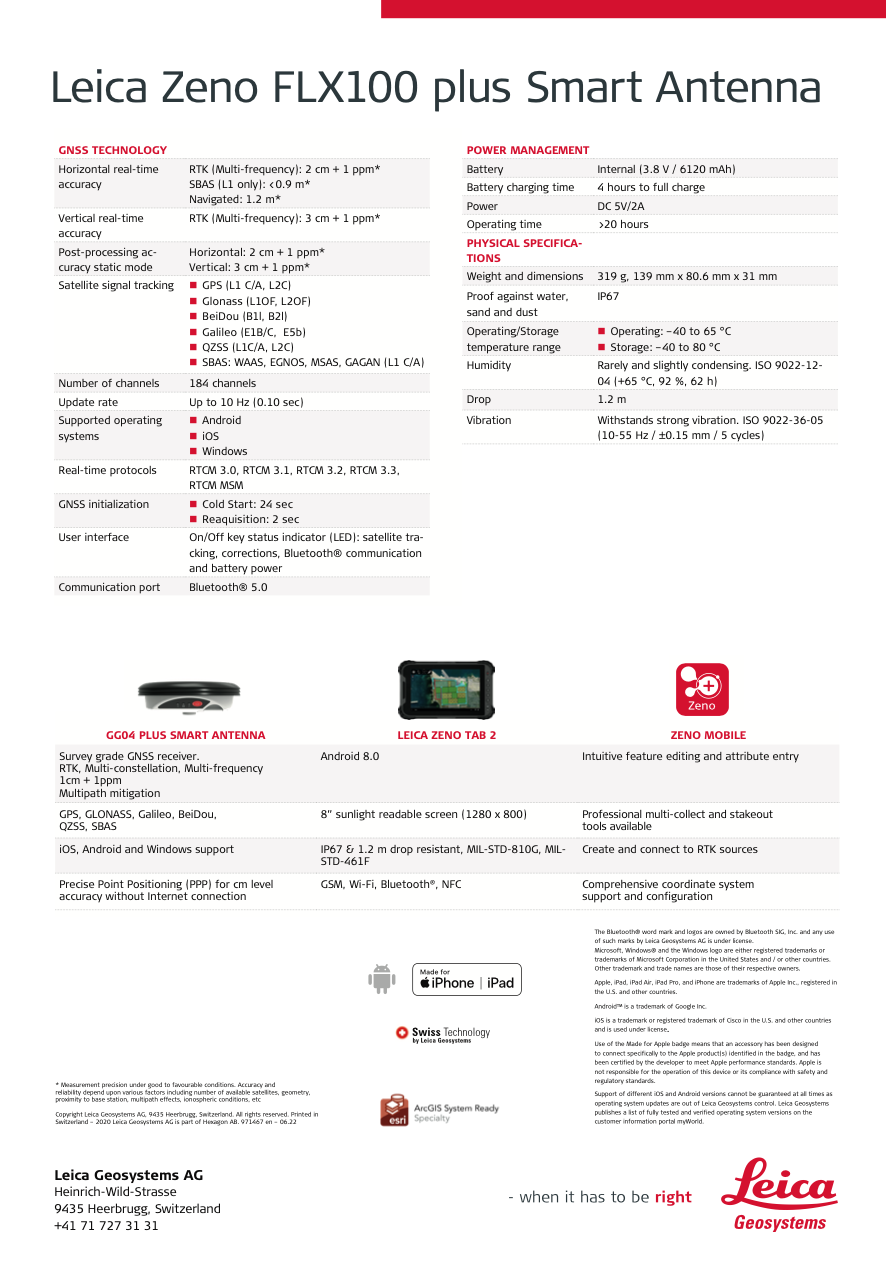 Leica_zeno_FLX100_specs