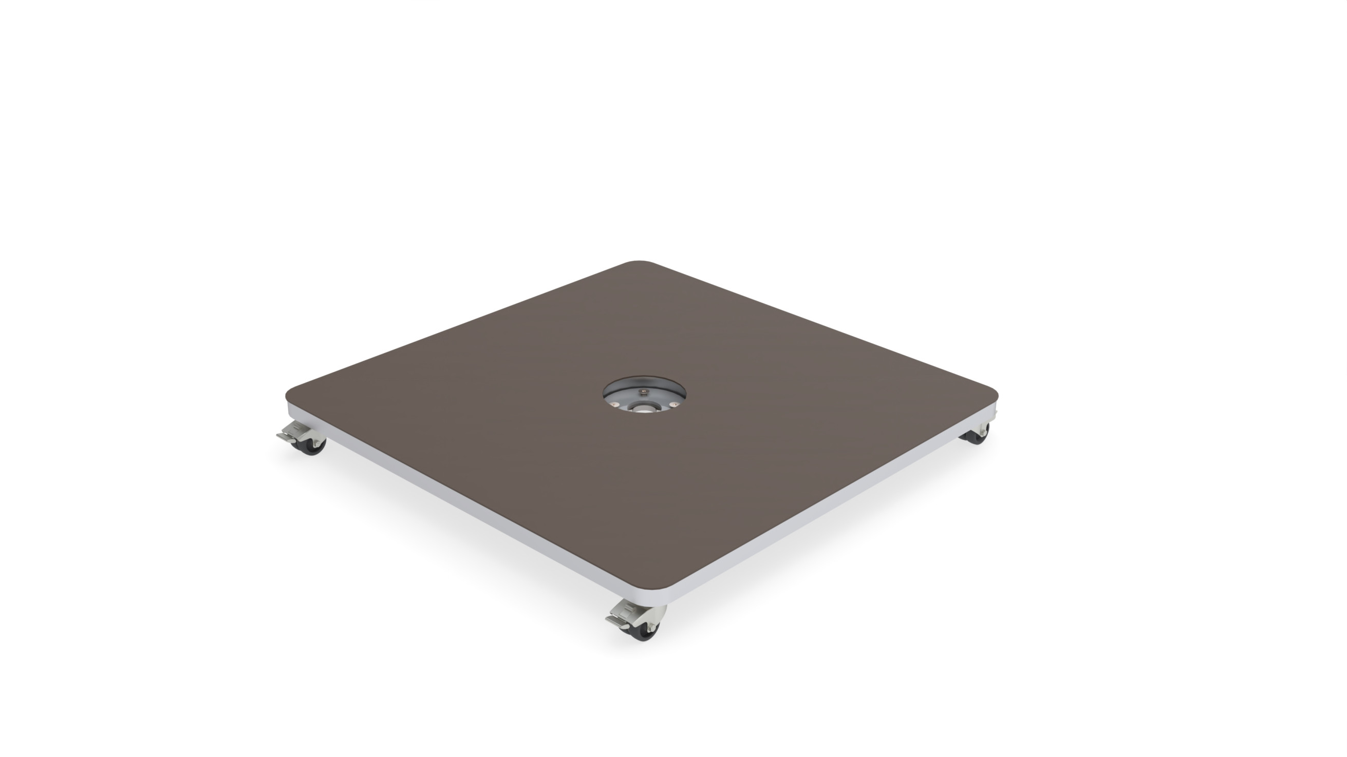 Large mobile flat base Bronze