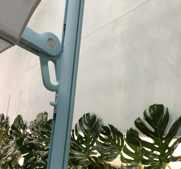 Umbrosa umbrella colour blue @Interieur Umbrosa parasols Interieur4