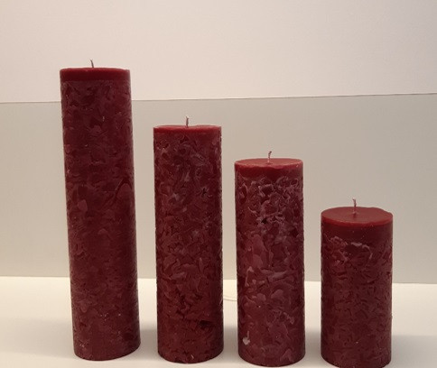 Orgelkaarsen rood
