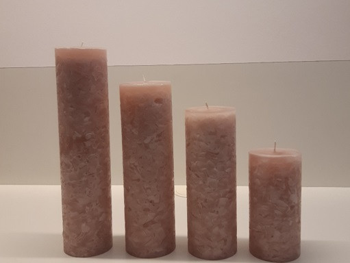 Orgelkaarsen roze